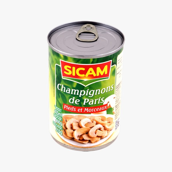 Paris Mushrooms Slices Sicam 400g