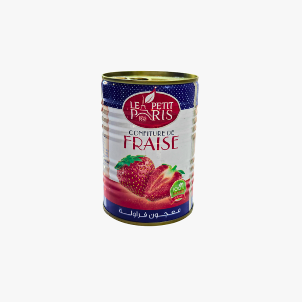 Le Petit Paris Strawberry Jam – 100% Natural Tunisian Strawberry Confiture