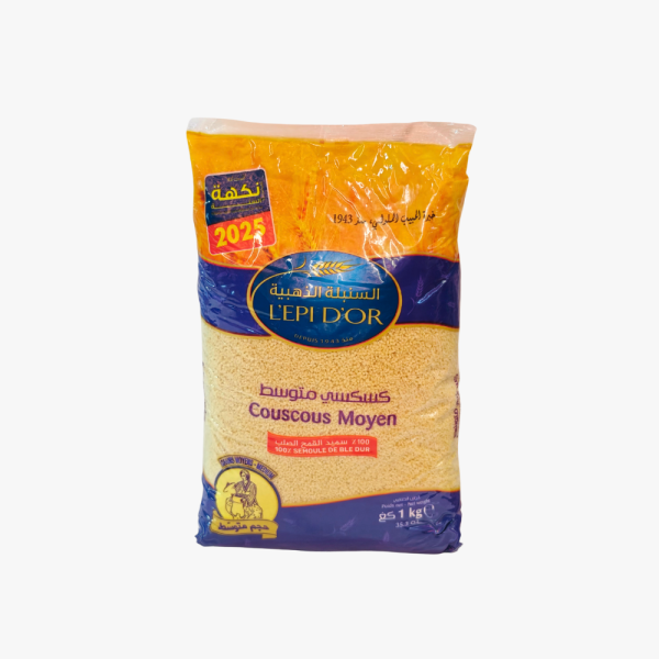 Couscous Moyen L'EPI D'OR 1kg