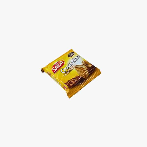 Saida Croustina Cacao-Vanilla Wafer (Single Pack)