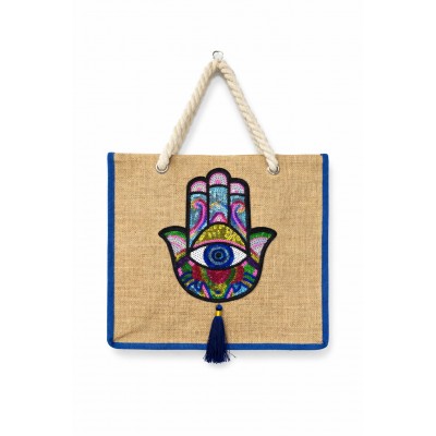 Tunisian bag with Eye