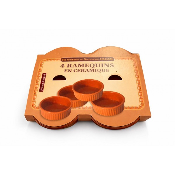 Lot of 4 Ceramic Ramekins – For Cooking