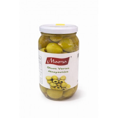 Moona green olives 180g